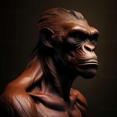 3D модель Propithecus edwardsi (STL)